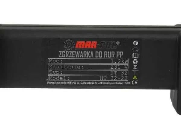 Поялник за полипропилен 20-32мм 2500W MAR POL – лепачка за ппр тръби