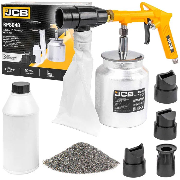 Пневматичен Пясъкостръен Пистолет 1Л С 4 ДЮЗИ JCB , RP8048