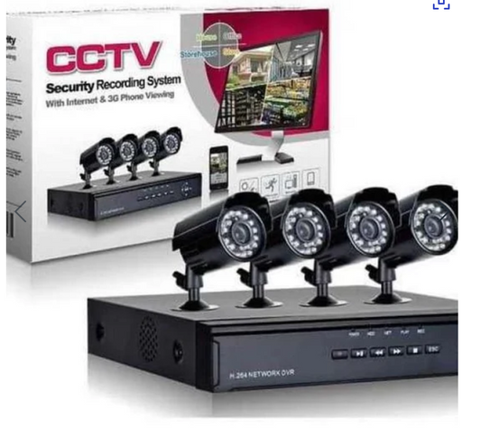 Пълен пакет - Dvr + 4 камери - "KIT" Комплект за видеонаблюдение