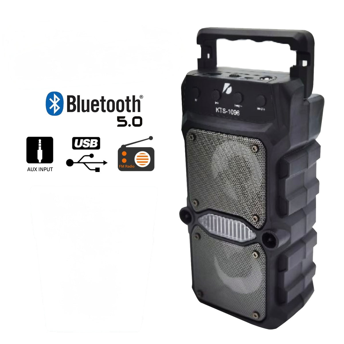 Малка Преносима Тонколонка с Bluetooth 25 х 12 см