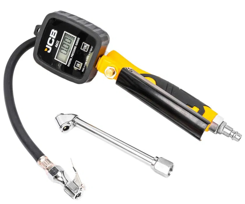 Пистолет за Гуми С Дигитален МАНОМЕТЪР LCD ДИСПЛЕЙ 0-14BAR JCB , A612