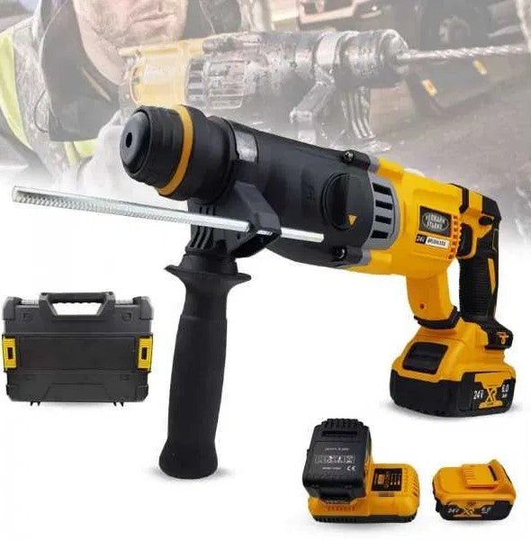 Акумулаторен Перфоратор Vermark Starke 24V, 6Ah с 2 батерии