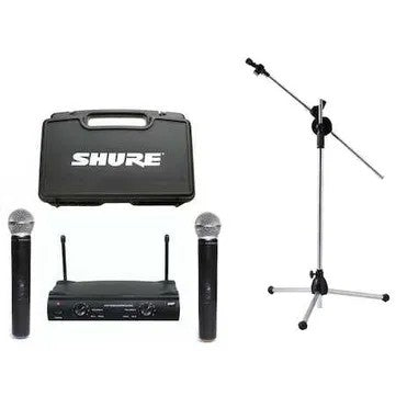 Професионални Микрофони Shure Sm58 Vocal artist 2бр безжични в куфар